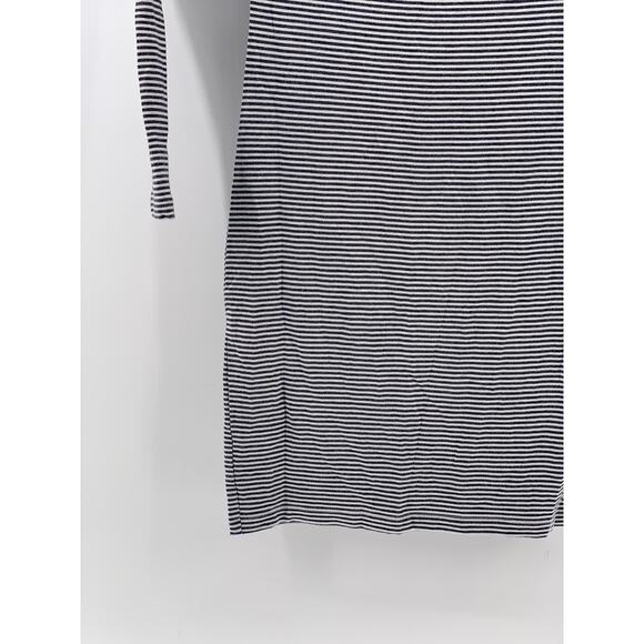 URBAN OUTFITTERS Women's Blue-White Striped Straight-Neck Bodycon Dress SZ XS - Picture 6 of 12